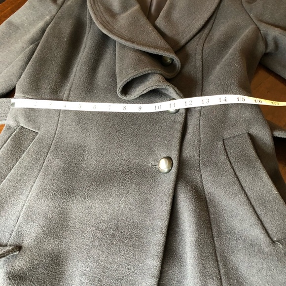 Kenneth Cole grey coat size 4 - Picture 4 of 7